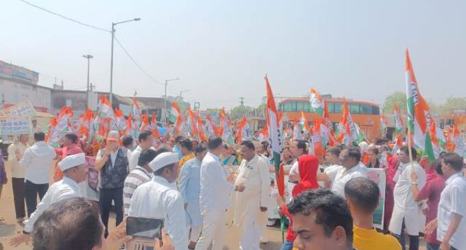 ମହିଳାଙ୍କ ସୁରକ୍ଷା ଦାବୀରେ ଜିଲ୍ଲା କଂଗ୍ରେସର ପ୍ରତିବାଦ ସଭା