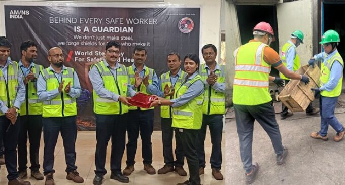 AM/NS India observes World Steel Day for Safety and Health