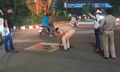 Pakistani flag painted on road in Odisha’s Bhubaneswar; Motive unknown