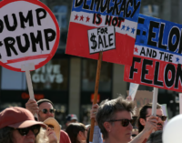‘It’s economic lunacy’: Tens of thousands march in US against Trump ‘devastation’
