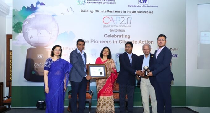 Tata Steel wins CII Climate Action Programme 2.0° Resilient Award for the third consecutive time