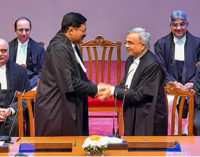 Justices Anjaria, Bishnoi, Chandurkar take oath, SC regains full working strength of 34 judges