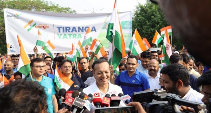 Naveen Jindal’s Humanitarian Initiative :  20,000+ Jindal Steel Employees to Donate One Day’s Salary for the Rehabilitation of Border Villages