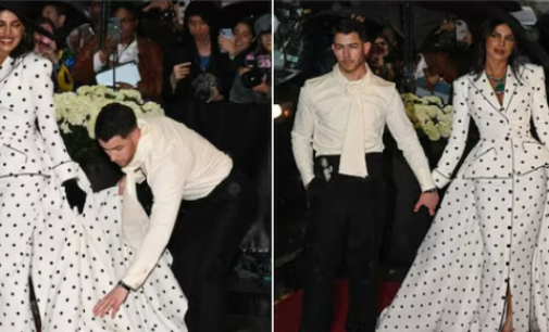 Met Gala 2025: Nick Jonas adjusting Priyanka Chopra’s gown is pure husband goals