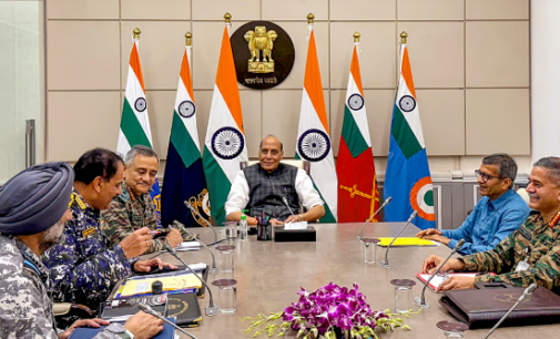 Rajnath reviews security situation and operational preparedness with CDS, three service chiefs
