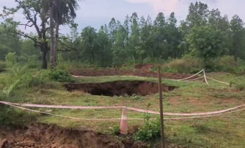Under-construction Khurda-Bolangir rail tunnel caves in near Boudh