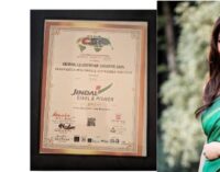 Jindal Foundation Honoured for ‘Overall Sustainable Practices’ at Odisha Leadership Summit