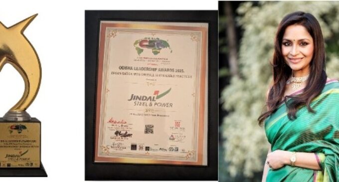 Jindal Foundation Honoured for ‘Overall Sustainable Practices’ at Odisha Leadership Summit