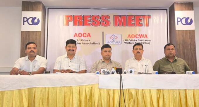 Odisha Contractors Stage Massive Protest Demanding Urgent Government Action