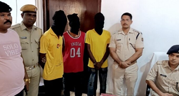 ଯୁବତୀକୁ ଗଣଦୁଷ୍କର୍ମ ମାମଲାରେ ୩ ଗିରଫ : ବ୍ୟବହୃତ ଅଟୋ ଜବତ