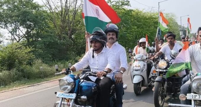 Tiranga Yatra held in Vyasanagar to celebrate success of Operation Sindoor