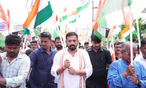 Mla Himanshu Leads Tiranga Yatra To Celebrate Operation Sindoor Success