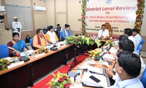 ଖୋର୍ଦ୍ଧା ଜିଲ୍ଲାର ବିଭିନ୍ନ ଉନ୍ନୟନ ମୂଳକ କାର୍ଯ୍ୟର ସମୀକ୍ଷା କଲେ ରାଜ୍ୟପାଳ