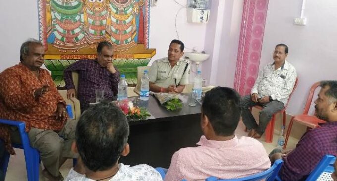 ଆକାଶ ମାର୍ଗ ବା ବାୟୁପଥ (ରେଡ୍) ରୁ ସୁରକ୍ଷା ନିମିତ୍ତ ମକ ଡ୍ରିଲ ପ୍ରସ୍ତୁତି ବୈଠକ ଅନୁଷ୍ଠିତ