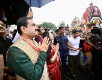Gautam Adani participates in Rath Yatra 2025