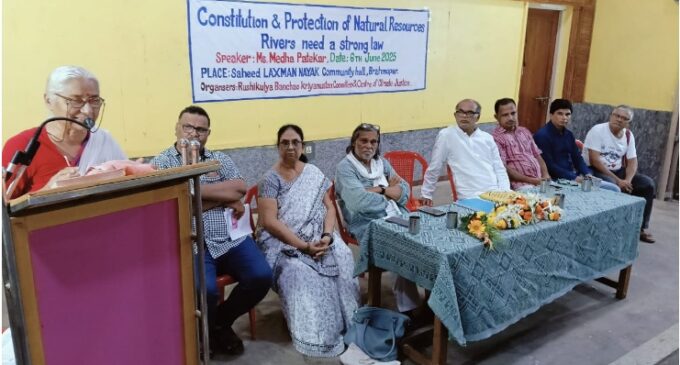 Medha Patkar Opposes Dam Project on Rushikulya River, Calls for Public Resistance