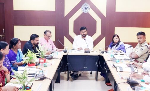 A REVIEW MEETING FOR PROGRESS OF JAJPUR