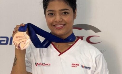 Pranati Nayak of Odisha AM/NS India Gymnastics High Performance Centre wins Bronze at Artistic Gymnastics Asian Championships