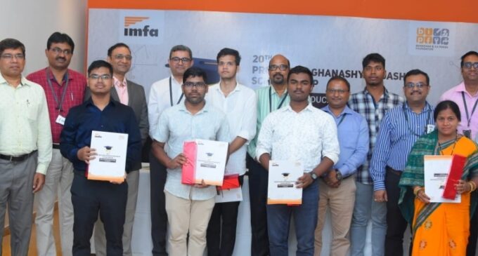 BIPF felicitates recipients of Prof. Ghanashyam Dash Scholarship 2024-25