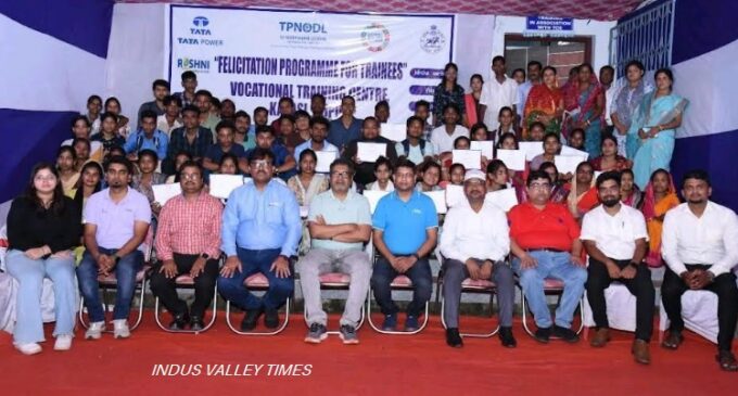 Jajpur VTC graduates felicitated for their journey towards self-reliance