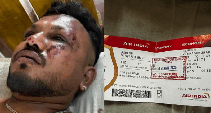One miracle survivor walks away from site of Air India plane crash in Ahmedabad