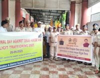 ନିଶା ଦ୍ରବ୍ୟର ଅପବ୍ୟବହାର ଉପରେ ଏକ ସଚେତନତା ପଦଯାତ୍ରା