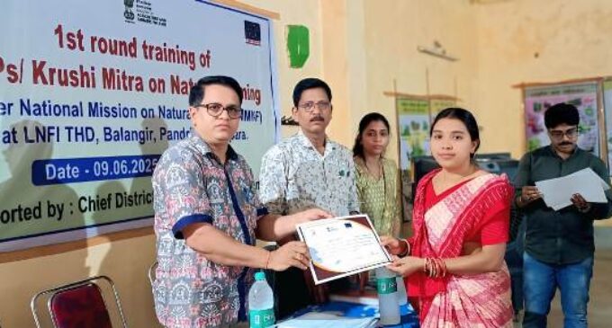 ପ୍ରାକୃତିକ କୃଷି ସମ୍ବନ୍ଧୀୟ ୫ ଦିନିଆ ପ୍ରଶିକ୍ଷଣ କାର୍ଯ୍ୟକ୍ରମ ଅନୁଷ୍ଠିତ