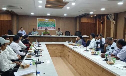 ସମ୍ଭାବ୍ୟ ବିପର୍ଯ୍ୟୟକୁ ମୁକାବିଲା କରିବା ପାଇଁ ଜିଲ୍ଲାସ୍ତରୀୟ ପ୍ରସ୍ତୁତି ବୈଠକ