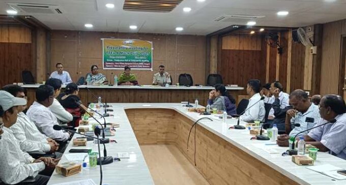 ସମ୍ଭାବ୍ୟ ବିପର୍ଯ୍ୟୟକୁ ମୁକାବିଲା କରିବା ପାଇଁ ଜିଲ୍ଲାସ୍ତରୀୟ ପ୍ରସ୍ତୁତି ବୈଠକ