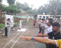 ଆଦିବାସୀ ମହାବିଦ୍ୟାଳୟରେ ଯୋଗ ଦିବସ ପାଳିତ