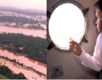 On the Frontline: Odisha CM Mohan Majhi surveys flood-hit areas from the air to assess damage and direct relief efforts