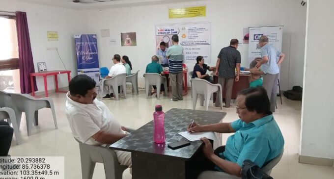 Aariona Foundation Holds Free Health Checkup Camp in Bhubaneswar