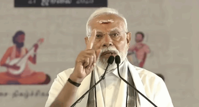Cholas practised democracy; Chola emperors’ names synonymous with India’s identity, pride: PM Modi in TN