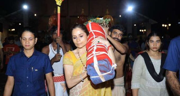 Mahaprabhu Jagannath back to His Devbhoomi Abode- Neeladri Bije at Jindal Nagar