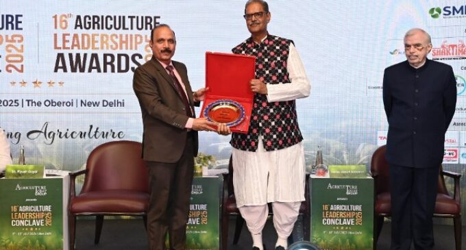 Odisha bags ‘Best State Award’ for Agriculture Leadership Conclave; CM congratulates agri dept