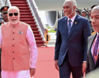 PM lands in Maldives, shares warm hug with Muizzu amid focus on diplomatic reset