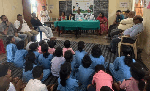 School health camp organised by Subhadra Coal Mining Ltd. at Tangarsahi