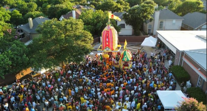 North Texas Odia Community Celebrates Grand Ratha Yatra at Shri Raghunath Temple