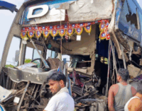 ଟ୍ରକ୍ ପଛରେ ପିଟିହେଲା ବସ୍‌, ୩୦ରୁ ଊର୍ଦ୍ଧ୍ୱ ଯାତ୍ରୀ ଆହତ