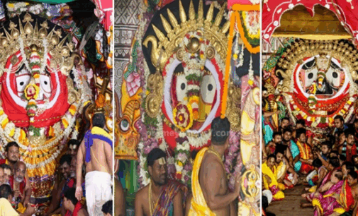 ମହଣ ମହଣ ସୁନାରେ ଝଟକୁଛନ୍ତି ଚତୁର୍ଦ୍ଧାମୂରତି, ସୁନାବେଶରେ ଭକ୍ତଙ୍କୁ ଦେଉଛନ୍ତି ଦର୍ଶନ