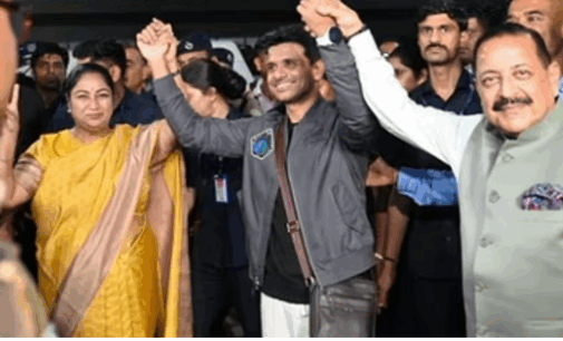 Shubhanshu Shukla returns to India to a warm welcome
