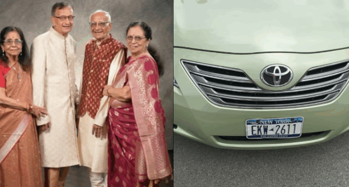 Four Indian-origin senior citizens found dead in US after vehicle crash