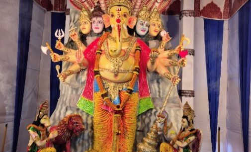 ଅଗ୍ରପୂଜ୍ୟ ପ୍ରଭୁ ଶ୍ରୀଗଣେଶଙ୍କ ପୂଜାର୍ଚନା : ଫ୍ରେଣ୍ଡସ ଗ୍ରୁପର ୧୮ ଫୁଟିଆ ପଞ୍ଚମୁଖୀ ଗଣେଷ ସବୁଠାରୁ ଆକର୍ଷଣୀୟ