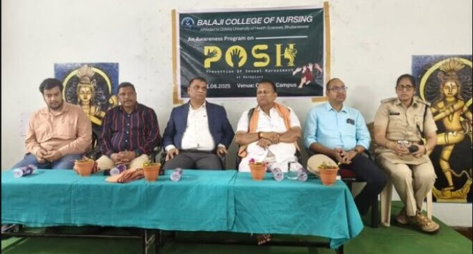 Balaji College of Nursing observes POSH Day to promote workplace safety for women