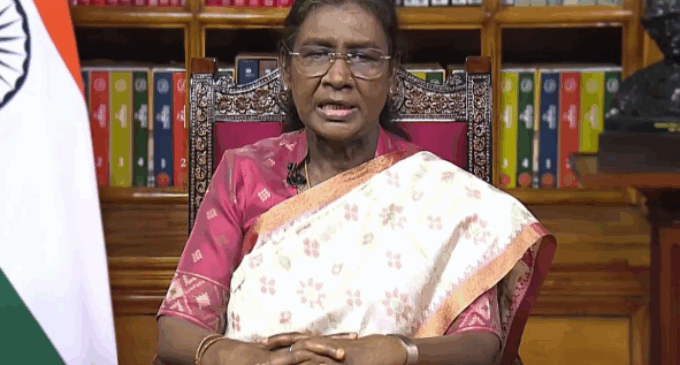 Op Sindoor historic precedent in fight against terror: President in I-Day speech