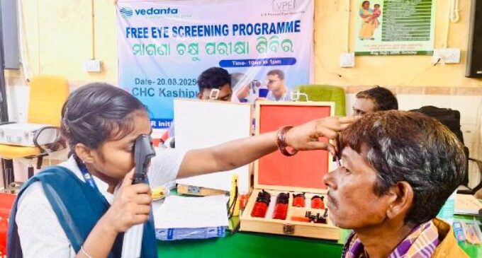 Vedanta Aluminium Conducts Free Eye Screening Camp in Rayagada
