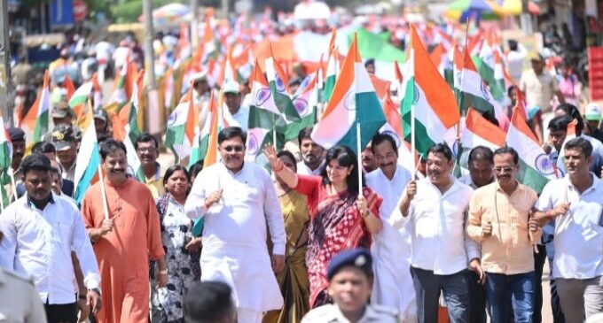 ଖୋର୍ଦ୍ଧା ଜିଲ୍ଲା ସ୍ତରୀୟ ହର ଘର ତିରଙ୍ଗା ରାଲି ଅନୁଷ୍ଠିତ