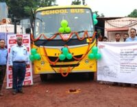 AM/NS India launches School Bus service in Keonjhar