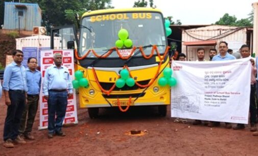 AM/NS India launches School Bus service in Keonjhar