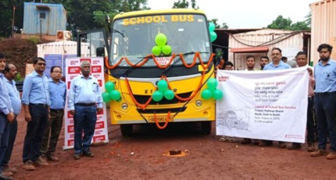 AM/NS India launches School Bus service in Keonjhar